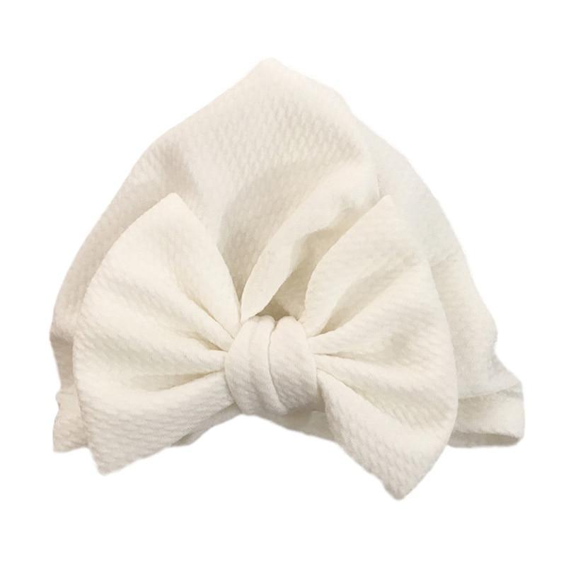 Modern Turban Baby Girls Bow Turban Hats Cotton Kids Beanie Children Hats Accessories For Girls Baby Stevvex