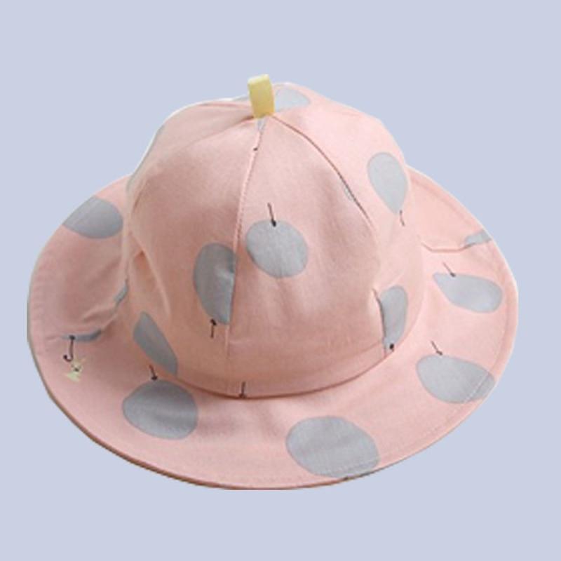 Lovely Baby Hat Soft Cotton Bucket Hat For Baby Boys and Girls Cartoon Bear Star Prints Cap Kids Fishing Hat Stevvex