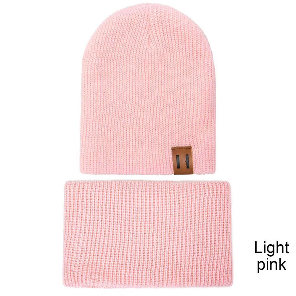 Modern Baby Set Hat Cap and Scrif And Snood  Warm Hat Scarf Caps Scarves Knit Hats For Kids Stevvex