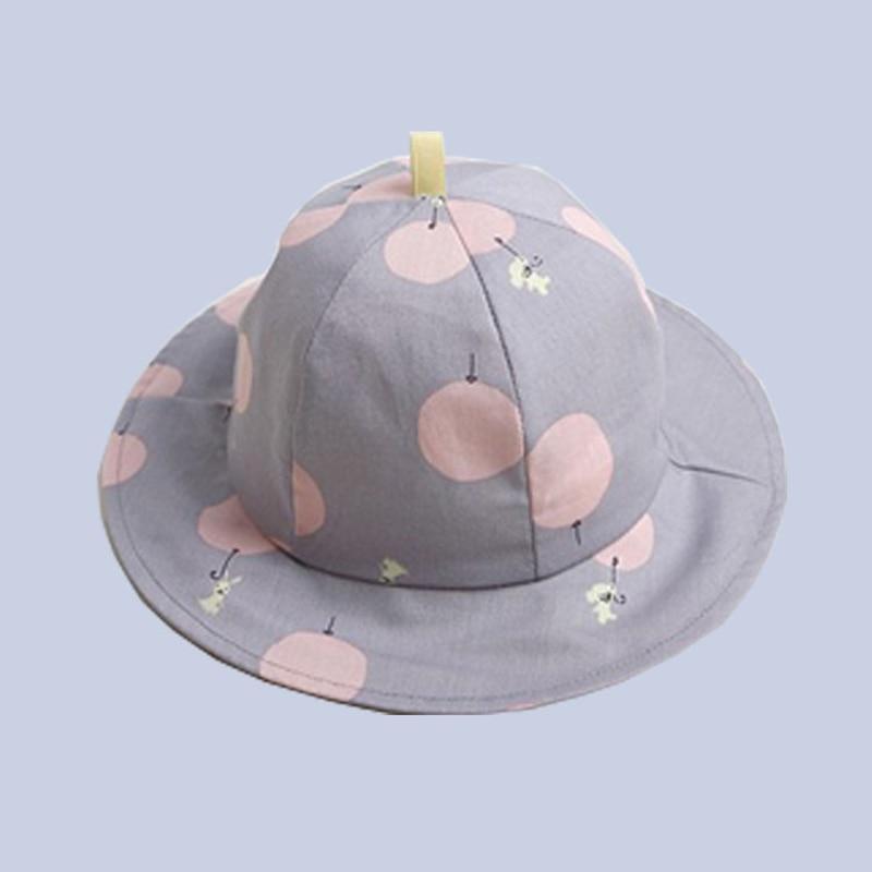 Lovely Baby Hat Soft Cotton Bucket Hat For Baby Boys and Girls Cartoon Bear Star Prints Cap Kids Fishing Hat Stevvex