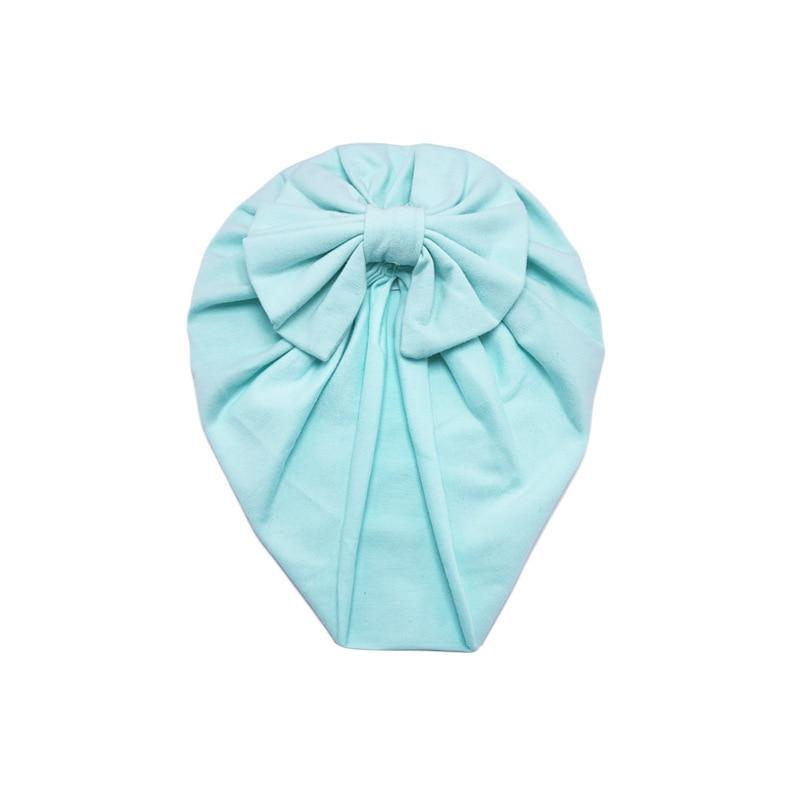 Luxury Modern Baby Headband Hat Bowknot Print Cotton Stretchy Turban Headband Infant Head Wrap Beanie Hat  For Babies and Kids Stevvex