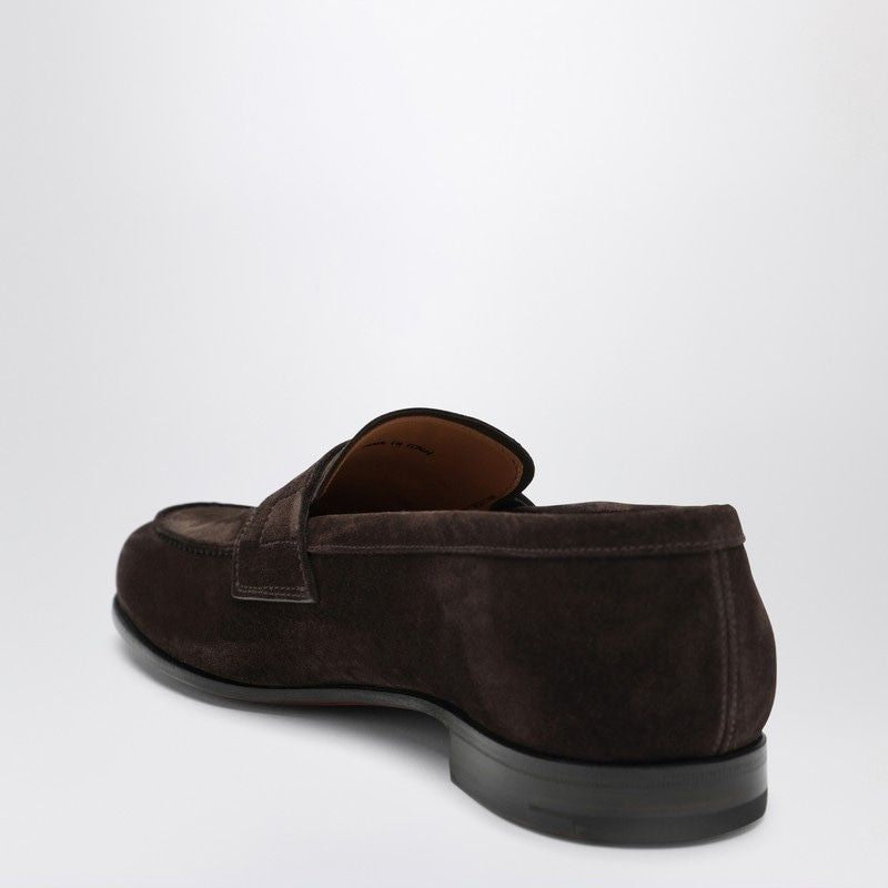 CHURCH'S Men's Suede Loafers with Penny Strap Banlieue91
