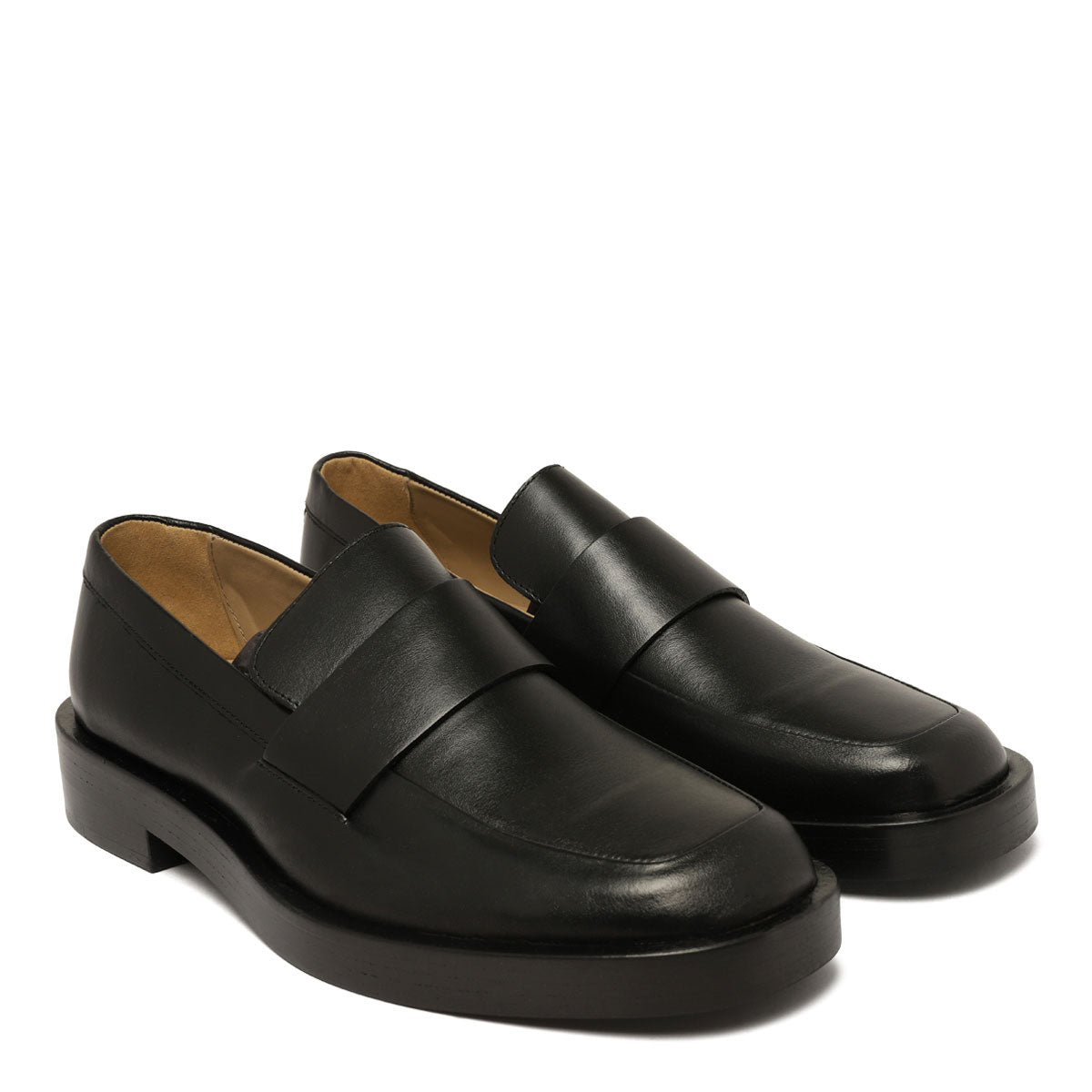 CALVIN KLEIN Men's Leather Flat Moccasins Banlieue91
