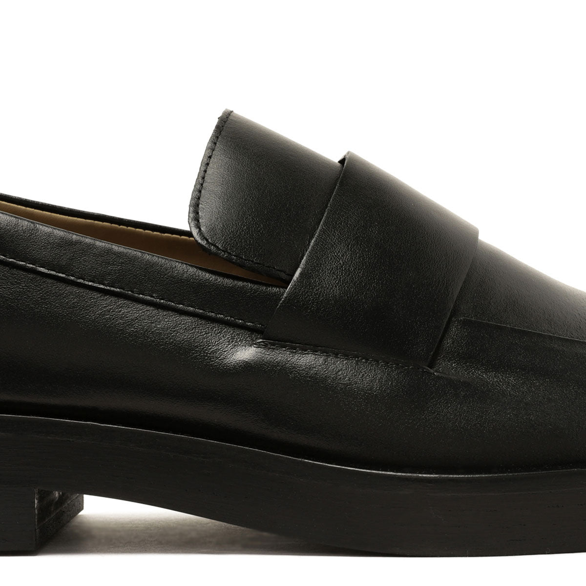 CALVIN KLEIN Men's Leather Flat Moccasins Banlieue91
