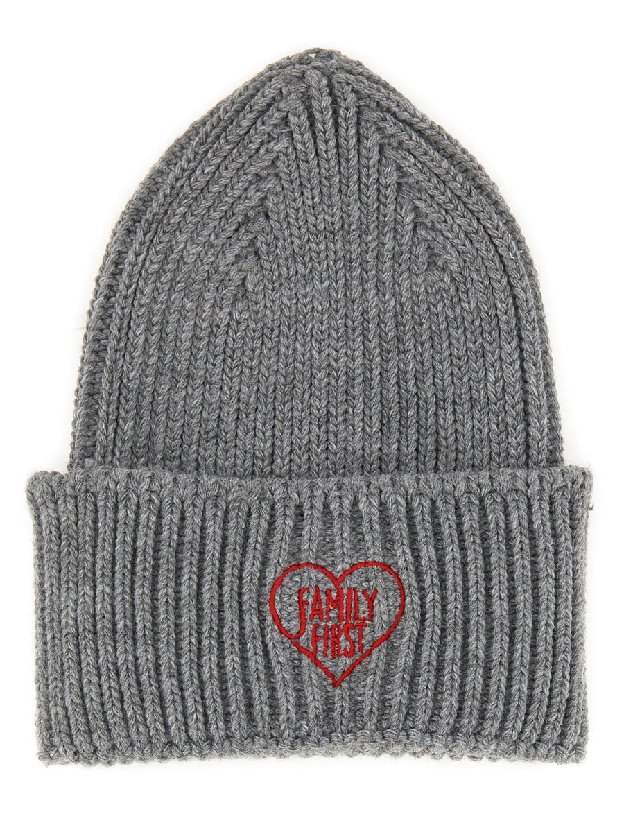 FAMILY FIRST Classic Beanie Hat with Logo