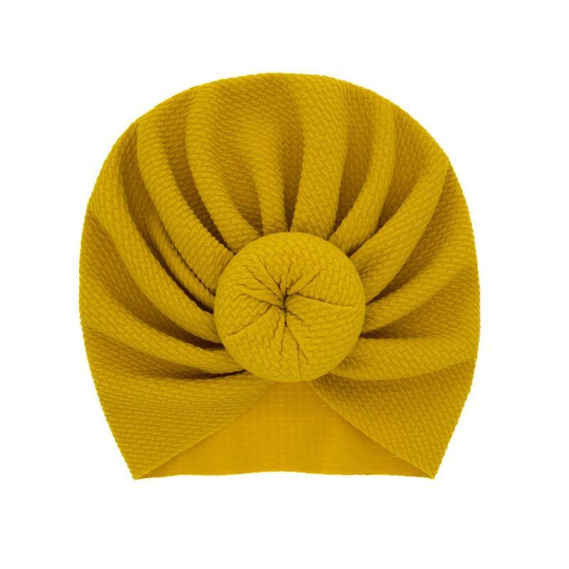 Baby Accessories Newborn Toddler Kids Baby Boy Girl Solid Knot Hats Turban Cotton Beanie Candy Color Hat For Kids Stevvex