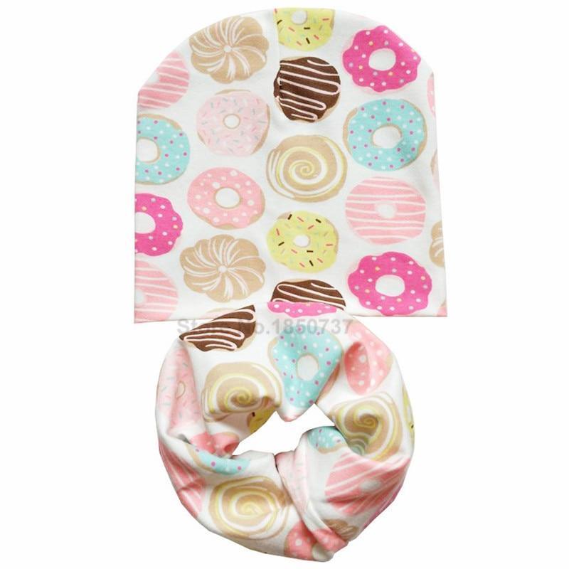 Modern Cartoon Cotton Baby Hat Winter Baby Girls Hat Newborn Boys Hats Kids Cap Scarf Set Children Beanies For Kids With Scarf Stevvex
