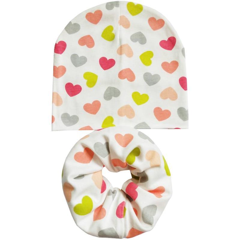 Modern Cartoon Cotton Baby Hat Winter Baby Girls Hat Newborn Boys Hats Kids Cap Scarf Set Children Beanies For Kids With Scarf Stevvex