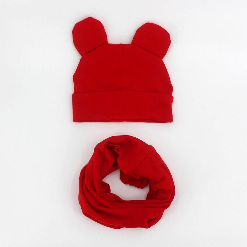 Baby Hat Cotton Ear Cap For Boys And Girls Winter Hat Scarf Set Children Boys Cap Scarf Stevvex