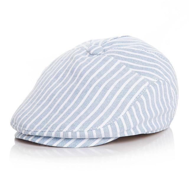 Baby Children Stripe Classic Style Fashion Berets Peaked Baseball Caps for Baby Boys Stevvex