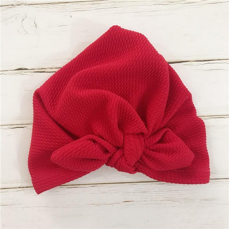 Handmade Baby Hats Rabbit Ears for Infant Children Baby Girls Boho Hat Beanie Scarf Turban Head Wrap Cap For Girls Baby Stevvex