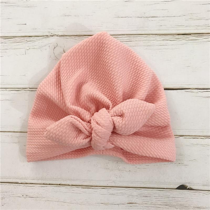 Handmade Baby Hats Rabbit Ears for Infant Children Baby Girls Boho Hat Beanie Scarf Turban Head Wrap Cap For Girls Baby Stevvex