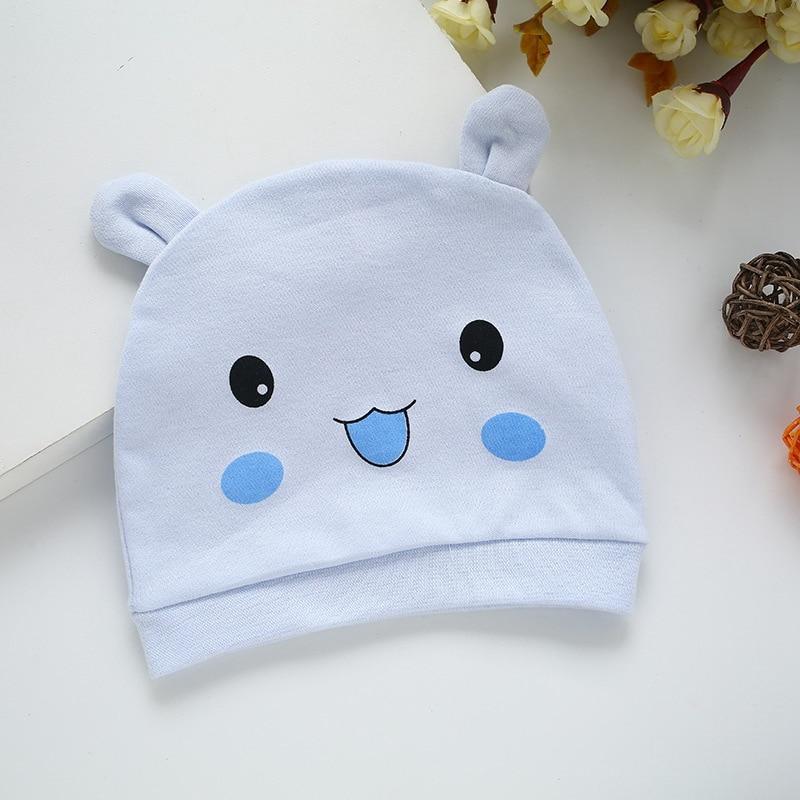 Modern Baby Sleeping Hats Cotton Printed Baby Hats  Caps Newborn Baby Accessories For Baby Girls Stevvex