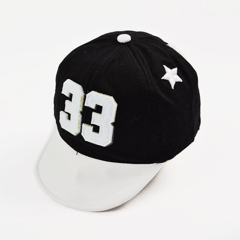 Cotton Baby Adjustable Letter Baseball Caps For Boys & Girl Hats Children Snapback Hip-Hop Sun Hat In Modern Style Stevvex