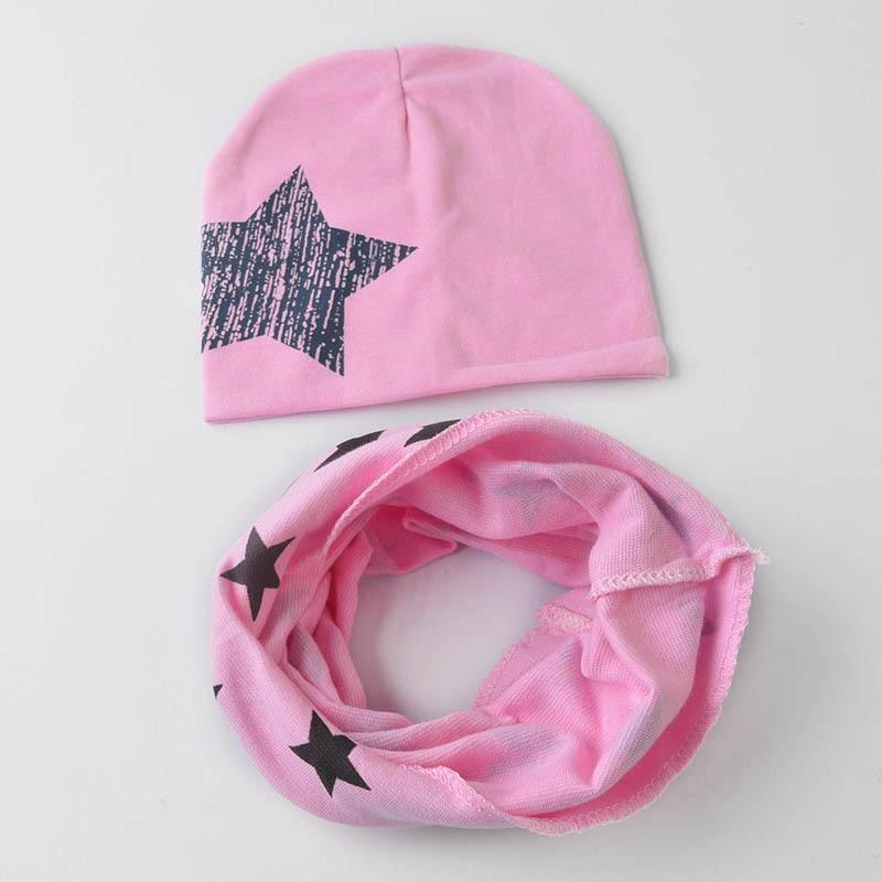 Modern Baby Boys & Girls Hat Scarf Set Beanie Boys Caps with Scarf for Kids In elegant Modern Design Stevvex