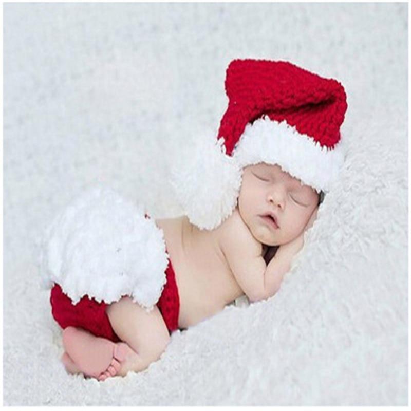 Knitting Baby Hat Newborn Photography Props Cute Children Pajamas Set For Girls And Boys Stevvex