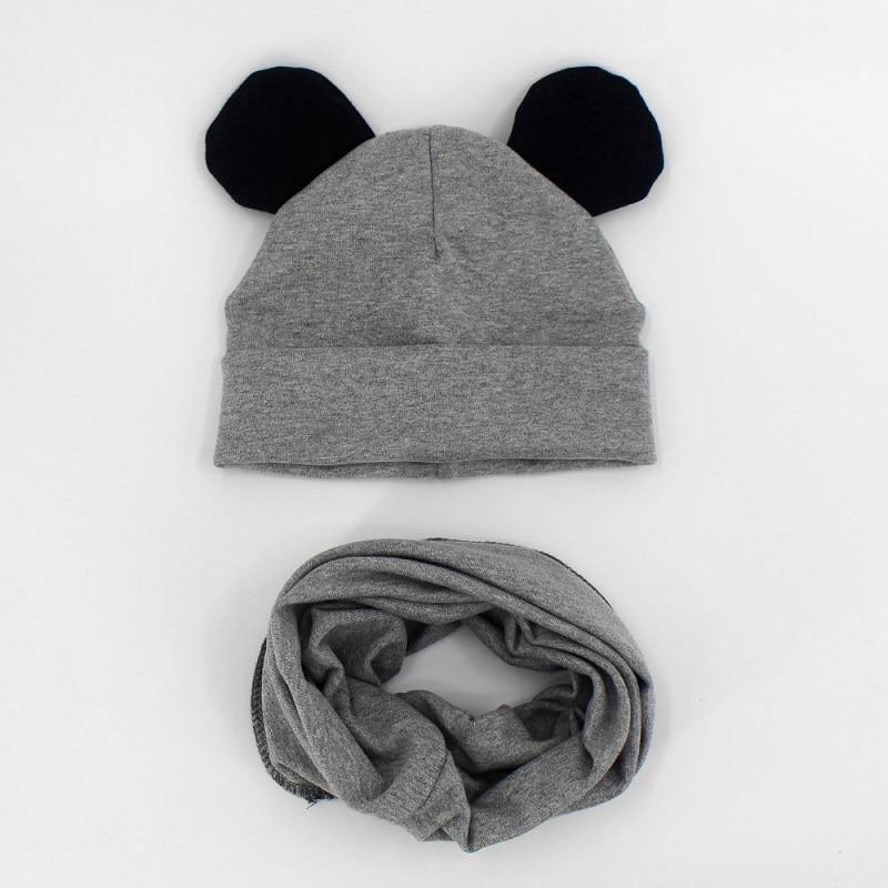 Baby Hat Cotton Ear Cap For Boys And Girls Winter Hat Scarf Set Children Boys Cap Scarf Stevvex