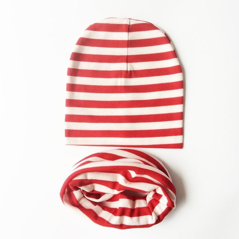 Modern Baby Boys & Girls Hat Scarf Set Beanie Boys Caps with Scarf for Kids In elegant Modern Design Stevvex
