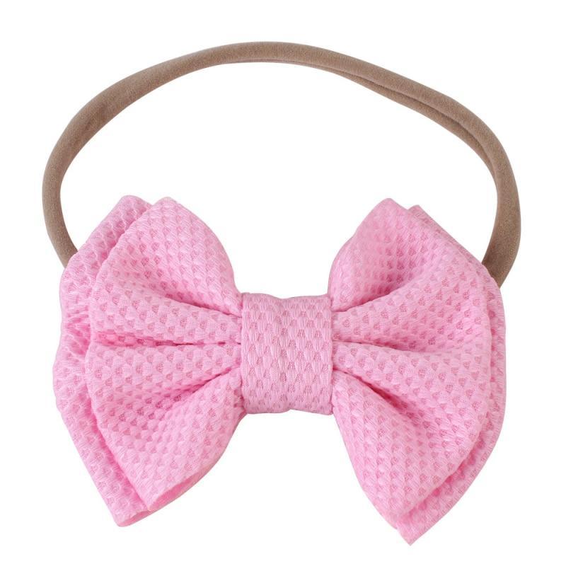 Luxury Modern Baby Headband Newborn Toddler Turban Baby Girls Head Wrap Cute Over Sized Bow Big Knot Stevvex