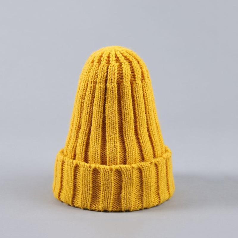 Modern Elegant Candy Color Baby Hat Cute Autumn Winter Pointy Hats For Kids Boys & Girls Warm Beanie Cap For Women Stevvex