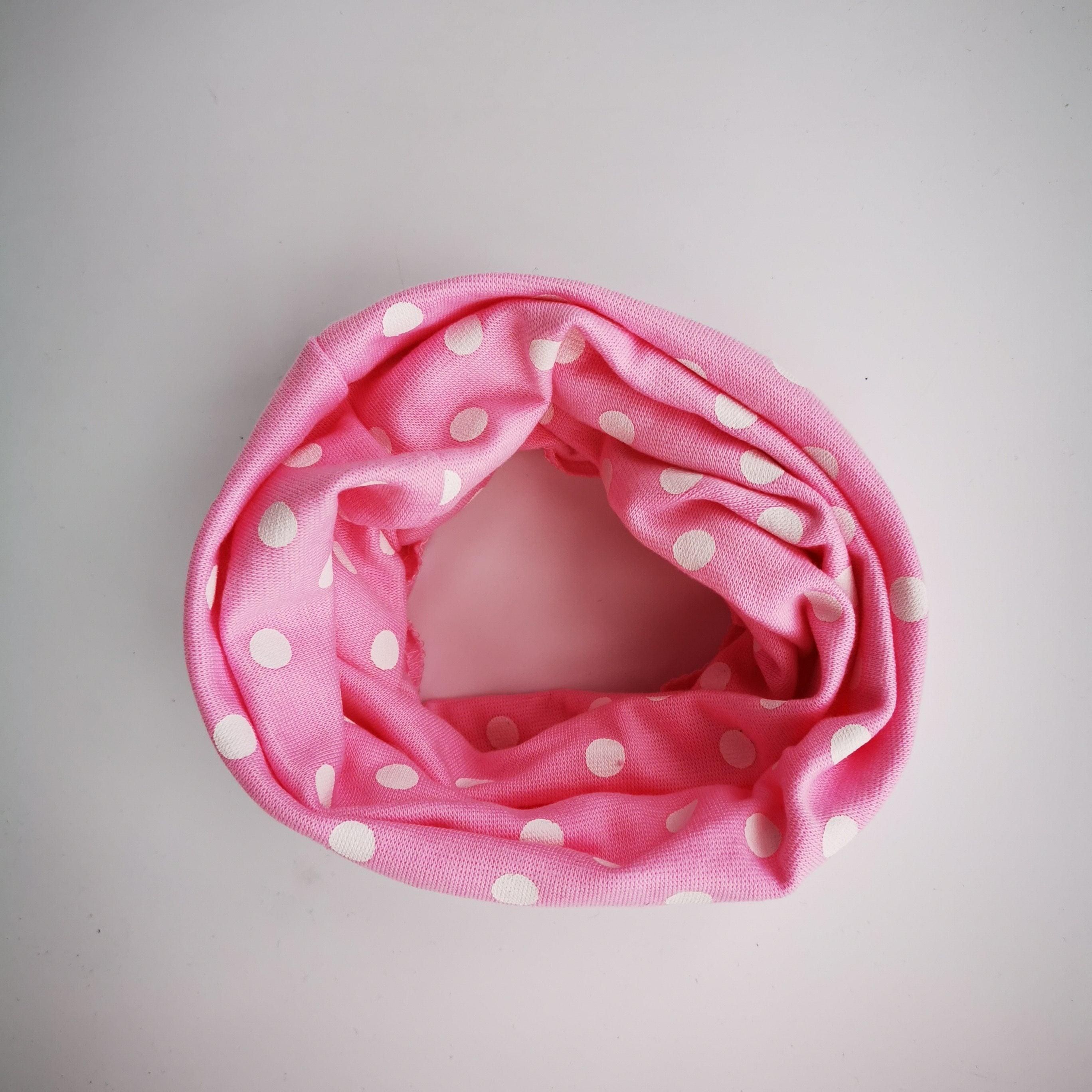 Modern Luxury Toddler Kids Children's Hat Cap With Dots Baby Cotton Colorful Big Large Bow And Scarf fork Kids Stevvex