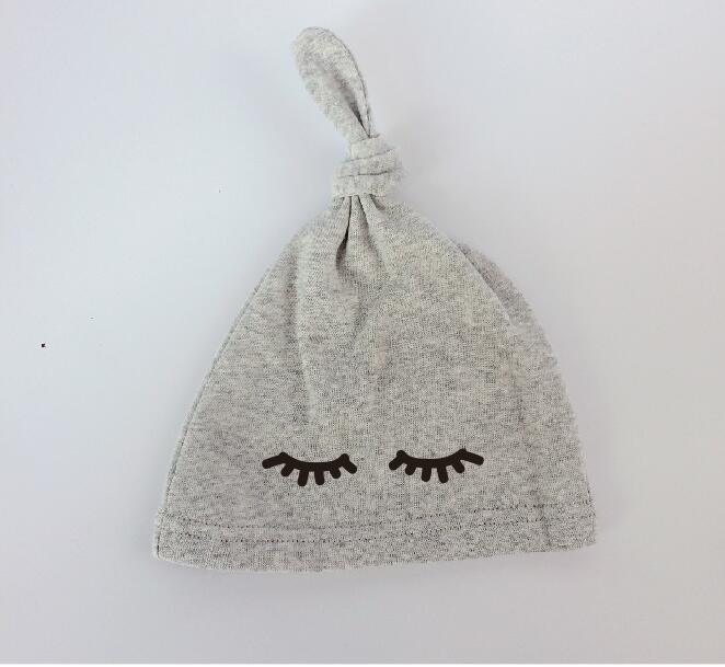 Newborn Baby Sleeping Cap Hat Kids Children's Eye Girl Hat Boy Cap Cotton Sleeping Cap For Baby Stevvex