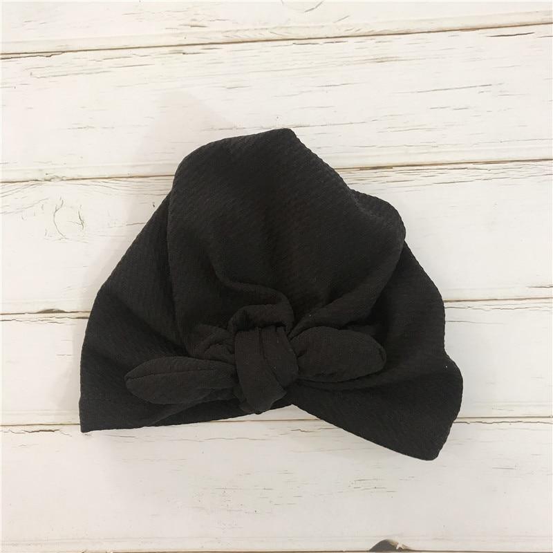 Handmade Baby Hats Rabbit Ears for Infant Children Baby Girls Boho Hat Beanie Scarf Turban Head Wrap Cap For Girls Baby Stevvex