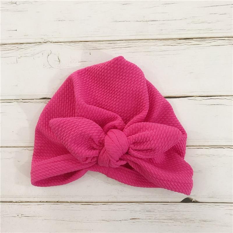 Handmade Baby Hats Rabbit Ears for Infant Children Baby Girls Boho Hat Beanie Scarf Turban Head Wrap Cap For Girls Baby Stevvex