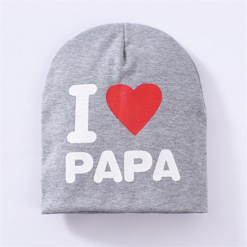Baby " I Love mama , i love papa"  Cap Children Cap Kids Solid Baby Beanie Hat Fashion Ears Straw In Modern New Design Stevvex