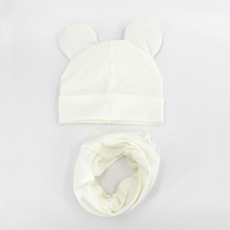 Baby Hat Cotton Ear Cap For Boys And Girls Winter Hat Scarf Set Children Boys Cap Scarf Stevvex