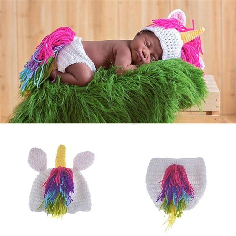 Modern Baby Cap Deer Design Handmade Crochet Deer Costume Set Knitted Hats And Toy For Girls and Boys Kids Stevvex