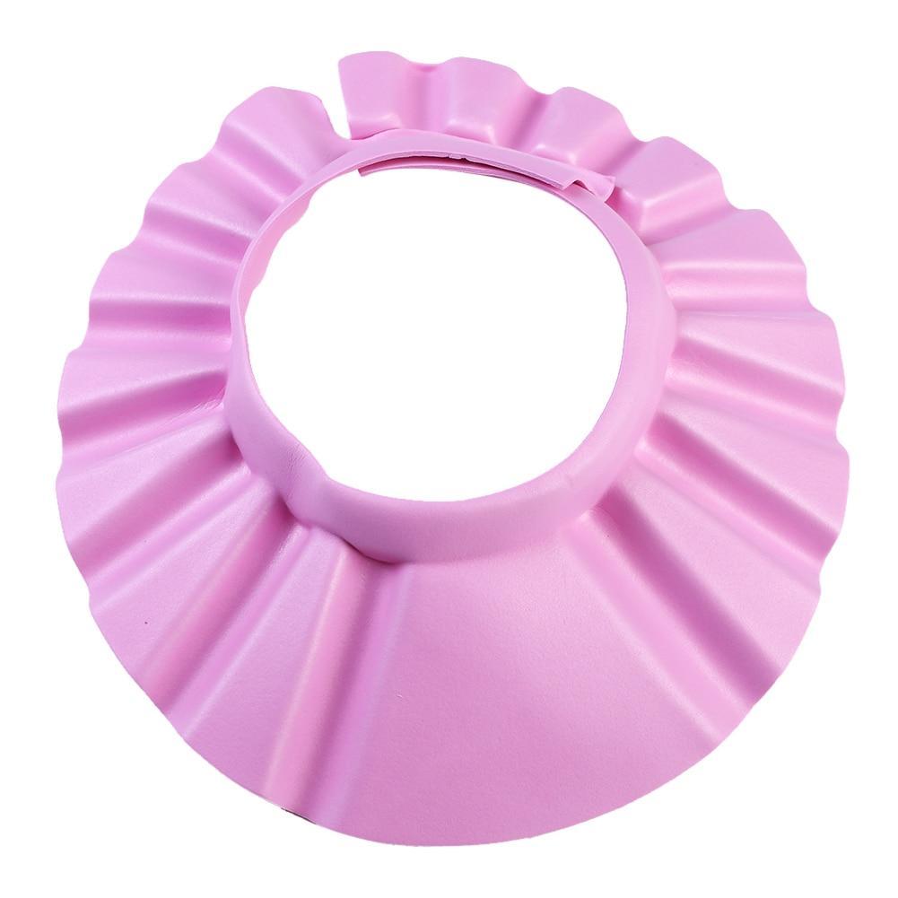 Brand New Baby Children Kids Safe Shampoo Bath Shower Cap Sheild Hat Wash Hair Shield elastic Cap For Kids In Modern Deign Stevvex