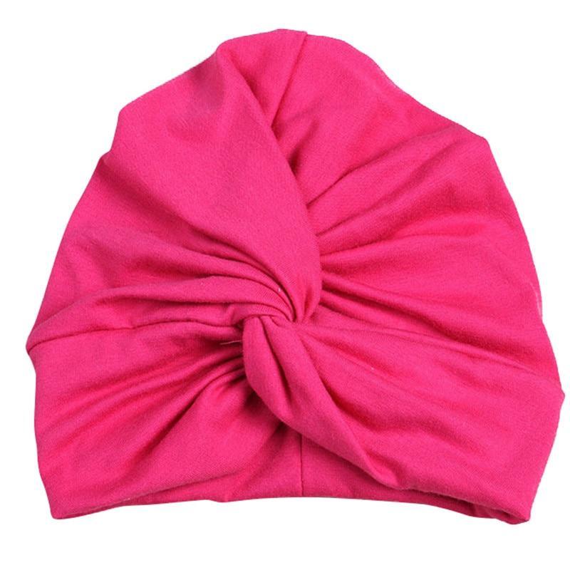 Baby Hat Cotton Soft Turban Knot Girl Summer Hat Bohemian style Kids Newborn Cap for Baby Girls Stevvex