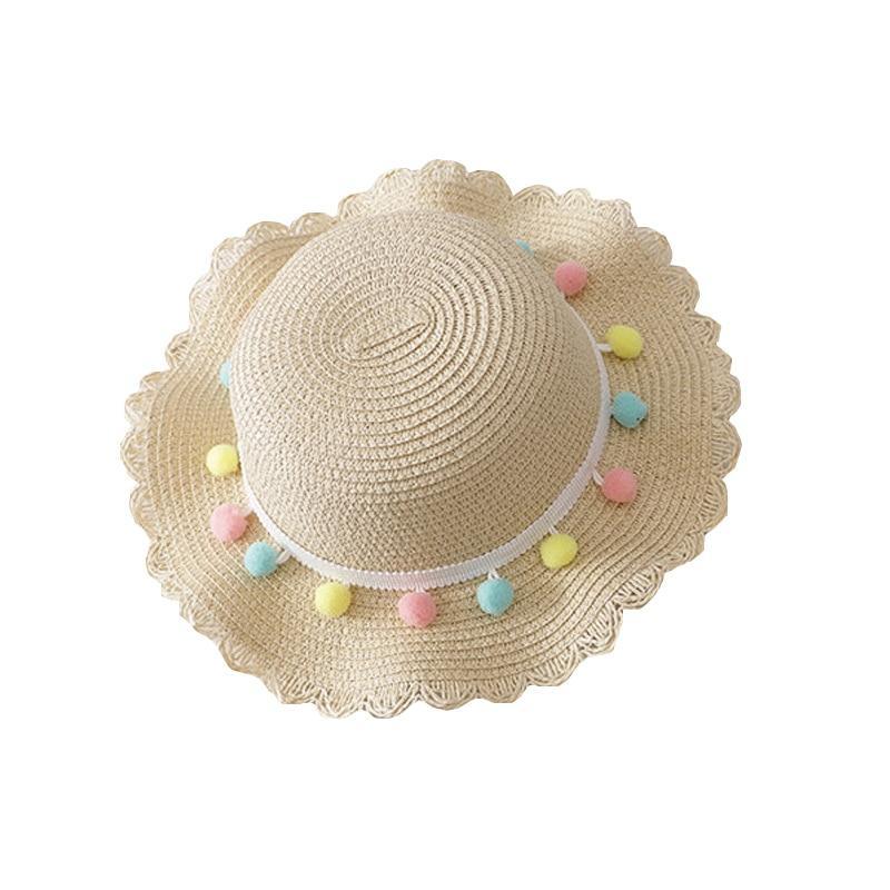 Luxury Baby Lady Girl Summer Straw Sun Handmade Beach Hat In elegant Modern Deign For Kids Stevvex