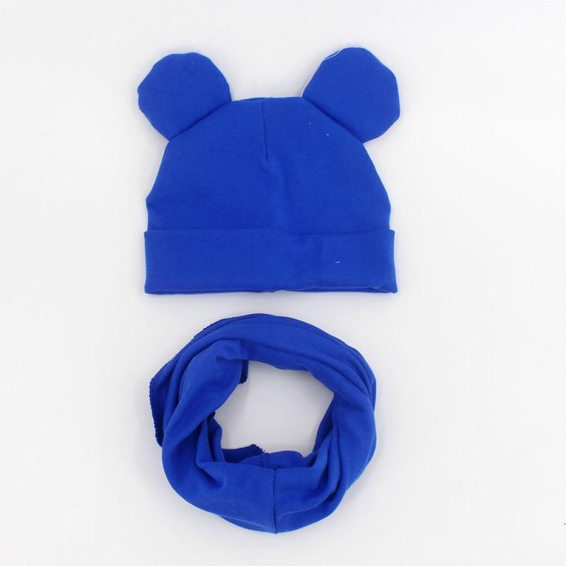Baby Hat Cotton Ear Cap For Boys And Girls Winter Hat Scarf Set Children Boys Cap Scarf Stevvex