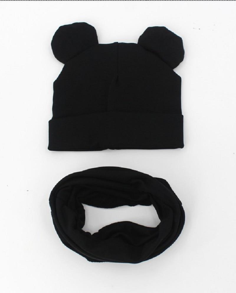 Baby Hat Cotton Ear Cap For Boys And Girls Winter Hat Scarf Set Children Boys Cap Scarf Stevvex