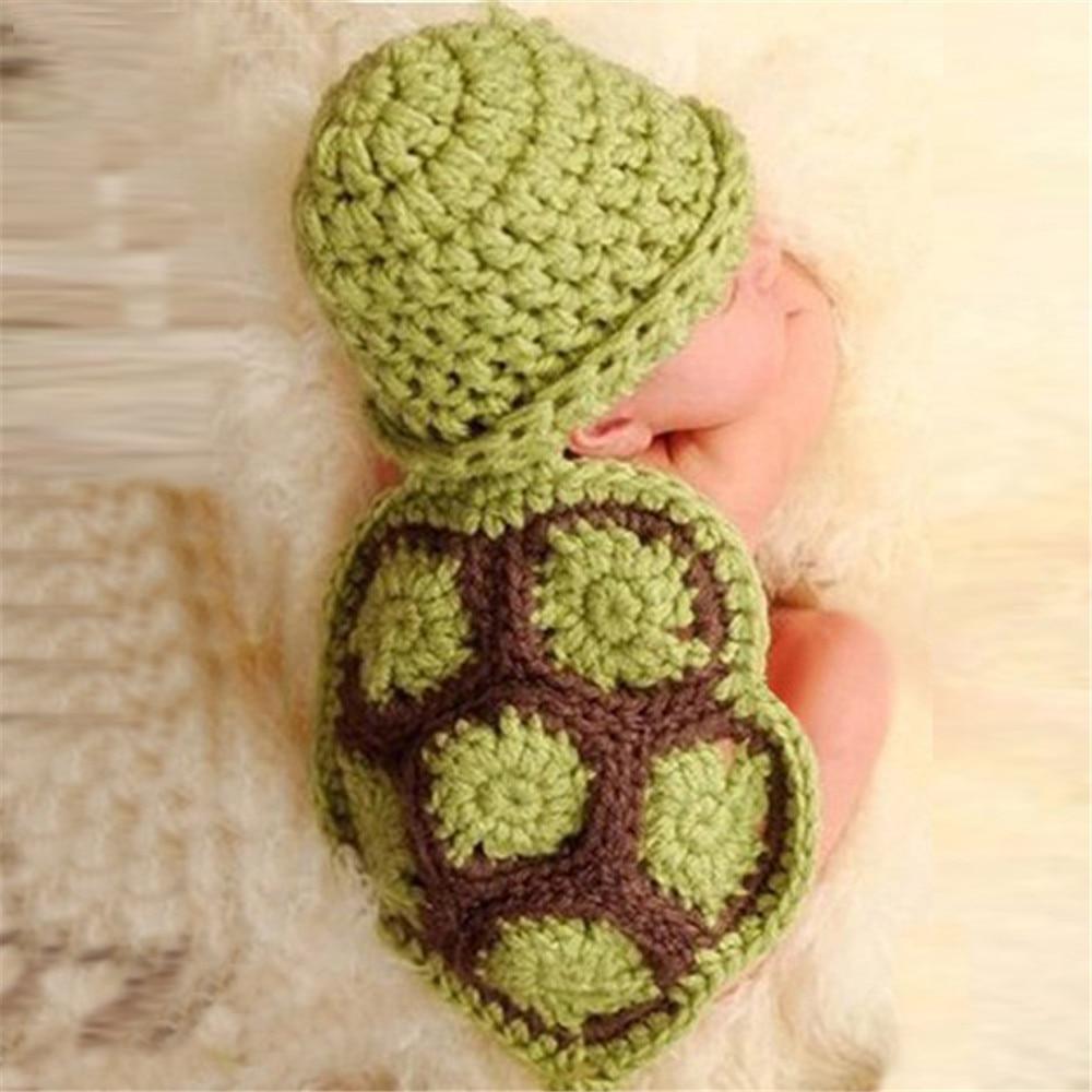 Knitting Baby Hat Newborn Photography Props Cute Children Pajamas Set For Girls And Boys Stevvex