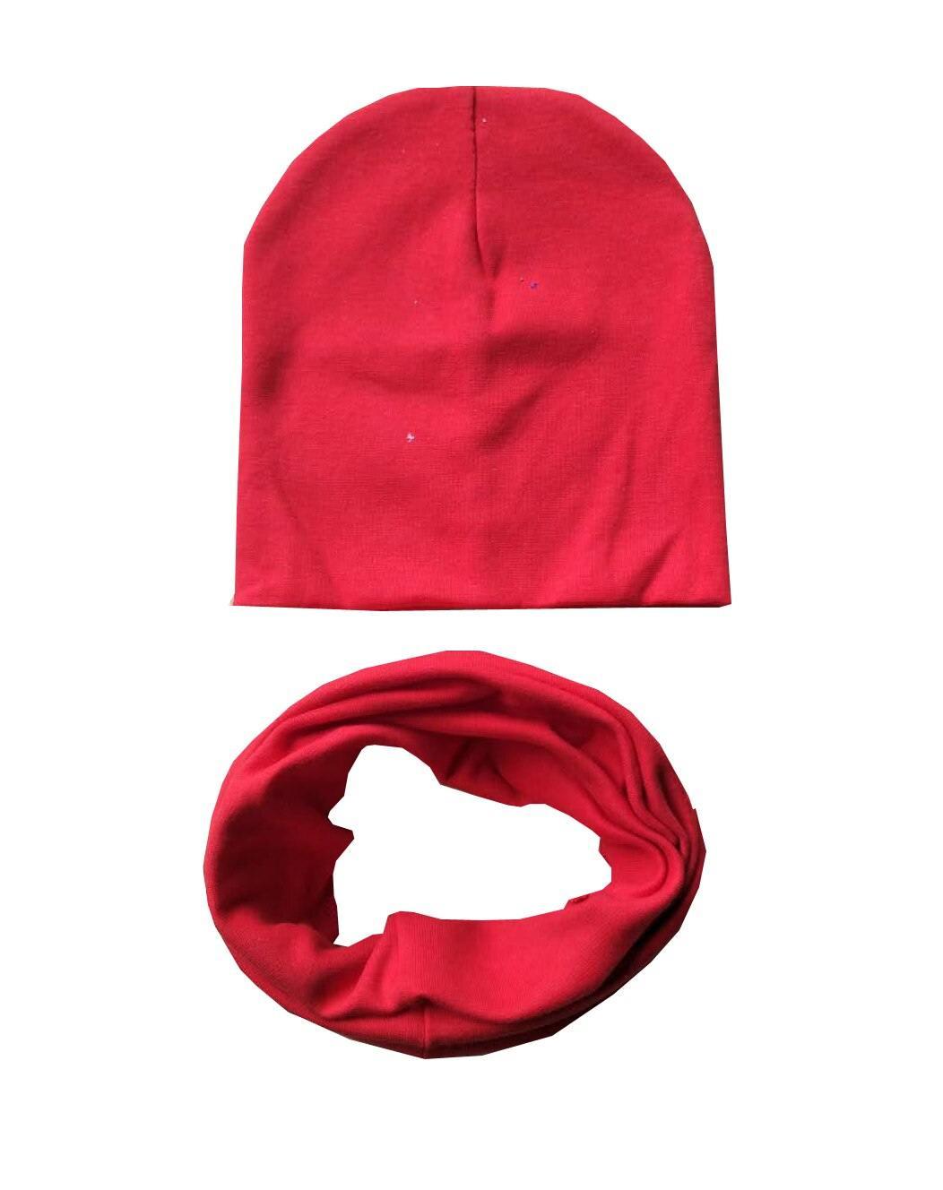 Baby Boys & Girls  Cap Cotton Scarf Beanie Infant Knitted For Toddlers Children Set For Baby Kids Stevvex