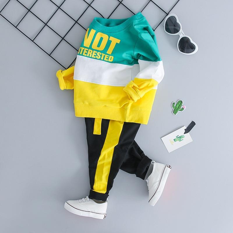 Autumn Winter Newborn Baby Boys and Girls Clothes Sweater and pants Outfit Suit  For kids