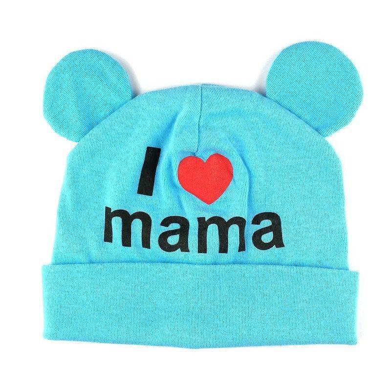 Trend New Baby Hats For Girls Cap Cute Ear Newborn Boys Girls Knitted Print Caps Beanies For  Baby Stevvex