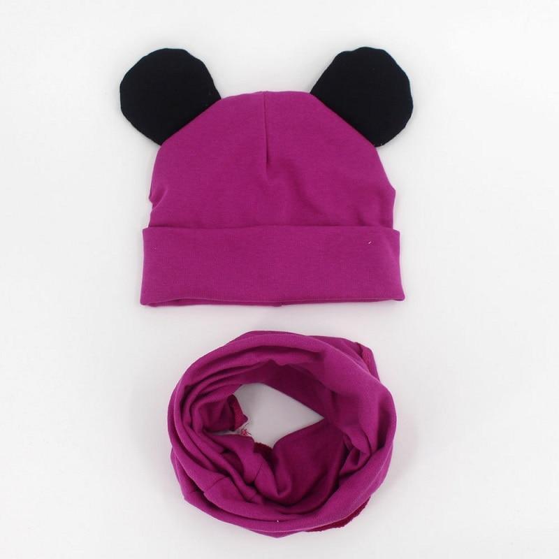 Baby Hat Cotton Ear Cap For Boys And Girls Winter Hat Scarf Set Children Boys Cap Scarf Stevvex