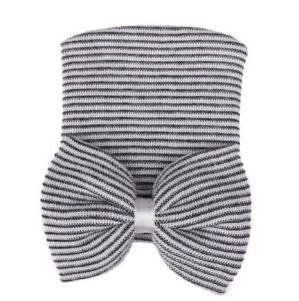 Adorable Newborn Toddler Baby Infant Girl Comfy Big Bowknot Caps Warm Beanie Hat Accessories For Baby Stevvex