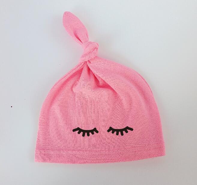 Newborn Baby Sleeping Cap Hat Kids Children's Eye Girl Hat Boy Cap Cotton Sleeping Cap For Baby Stevvex
