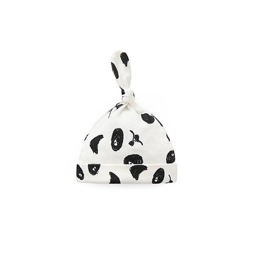 Modern Printed Newborn Boys and Girls Cap Hats Photography Props Cap Accessories For Sleeping For Childrens Stevvex