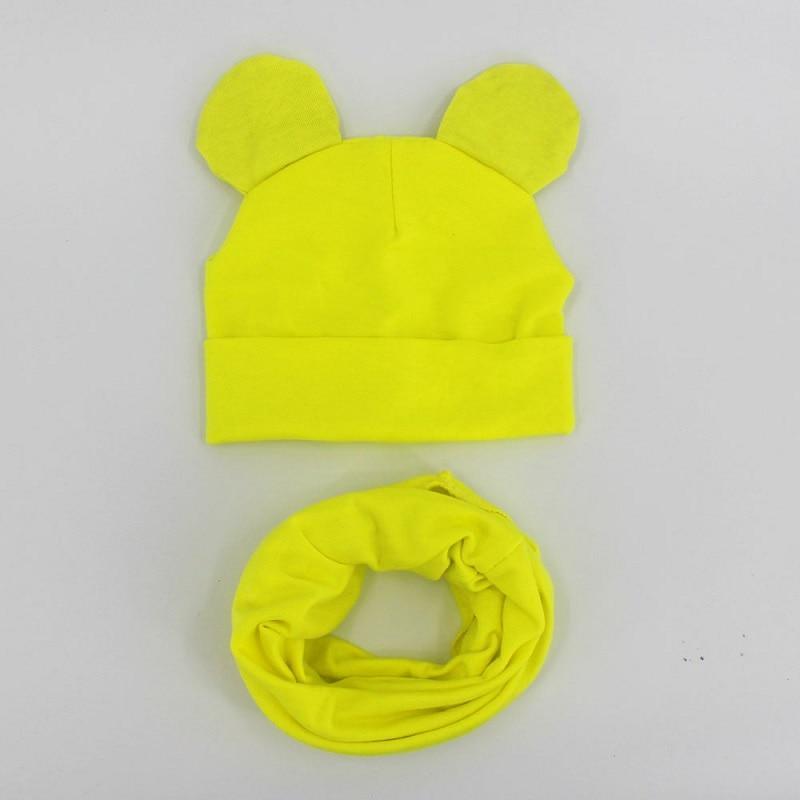 Baby Hat Cotton Ear Cap For Boys And Girls Winter Hat Scarf Set Children Boys Cap Scarf Stevvex