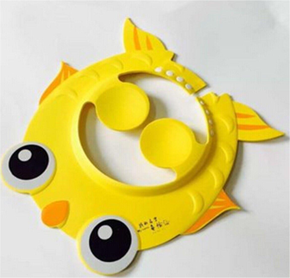 Newest Arrivals Hot Babies Children Kids Safe Shampoo Bath Bathing Shower Cap Hat Wash Hair Shield For Kids Stevvex