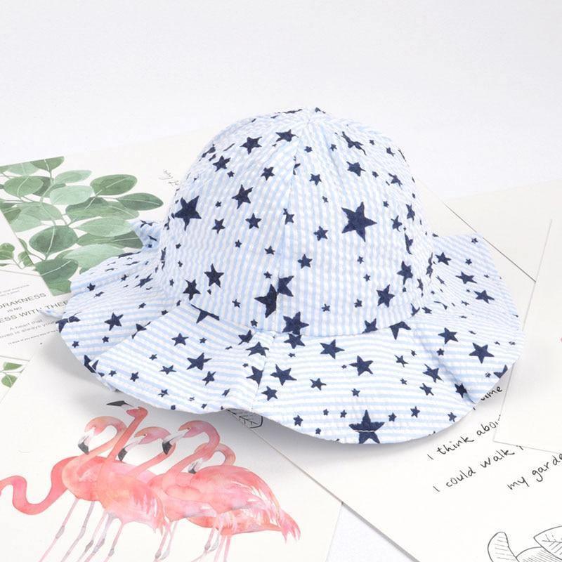 Baby Girl Summer Outdoor Beach Floral  Lovely Lace Princess  Bucket Sun Hat For Girls Stevvex