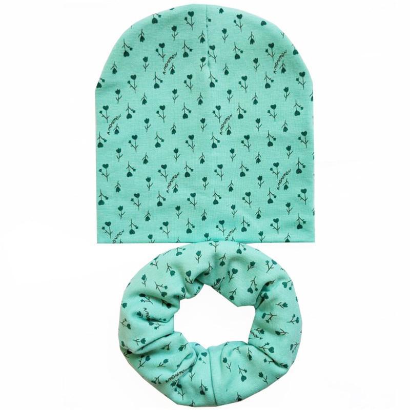 Modern Cartoon Cotton Baby Hat Winter Baby Girls Hat Newborn Boys Hats Kids Cap Scarf Set Children Beanies For Kids With Scarf Stevvex