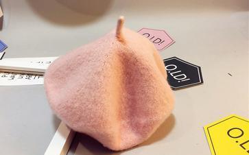 Baby Hat Beret British Painter Bud Of Pure Wool Cap For Girls In Modern New Retro Design Stevvex
