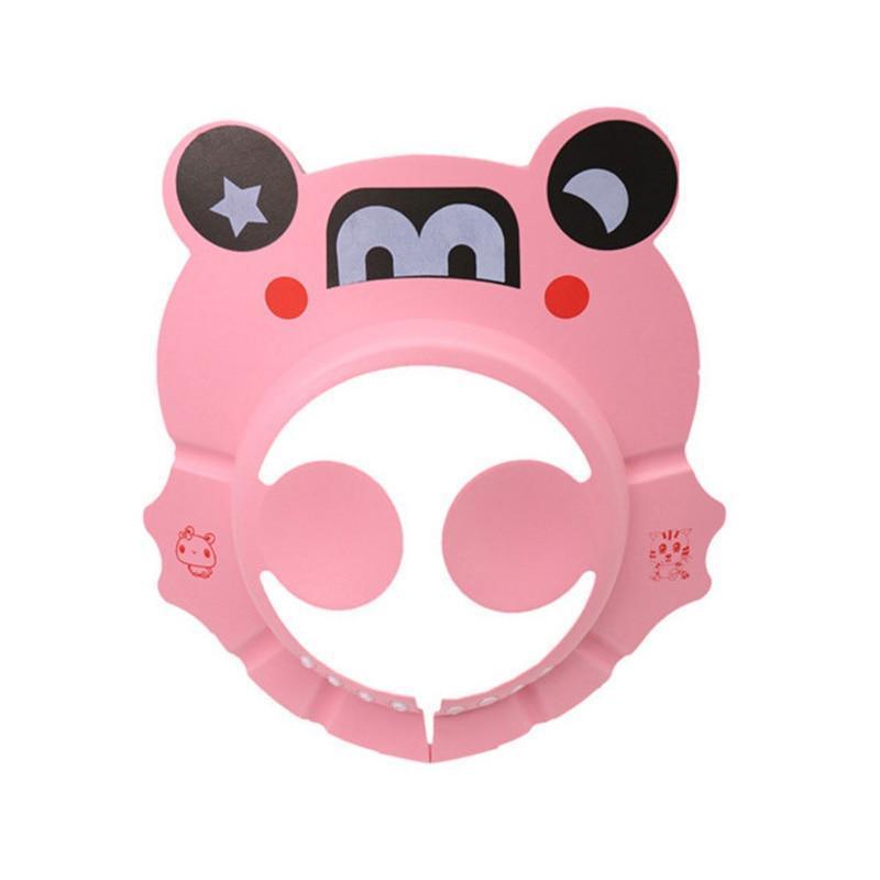 Baby Bathroom Safety Visor Hat Child Shower Cap Adjustable Soft Protect Cute Children Shampoo Safety Protection Bathroom Accessories Stevvex
